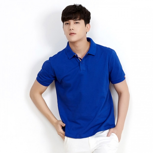 [단체티 주문제작] 20수 PKG 테잎 배색 반팔 카라티셔츠 유니폼 S-175