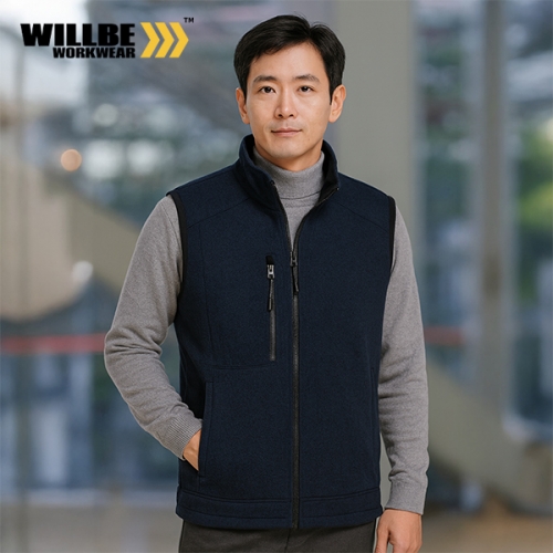윌비 후리스 집업 조끼 카치온 베스트 CT-805