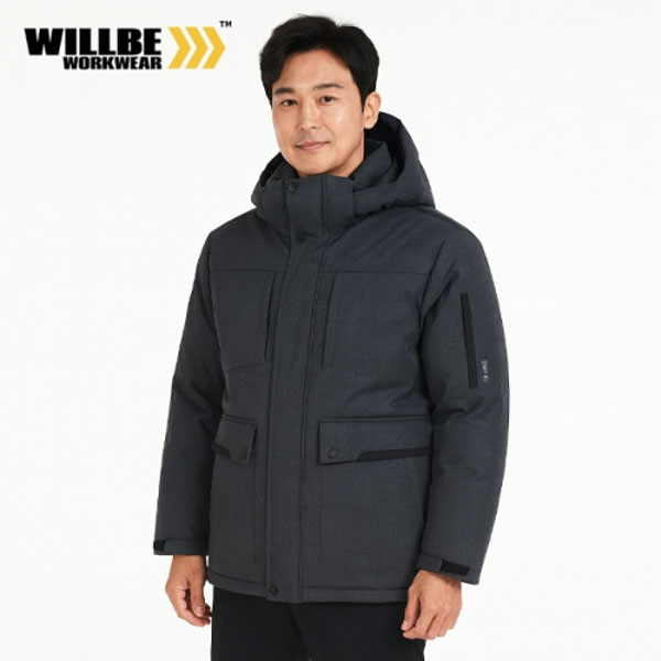 윌비(WILLBE) 울라이크 웰론 패딩 단체 작업복 점퍼 CT-131