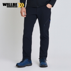 윌비(WILLBE) 블랙 스트레치 팬츠 PR-414