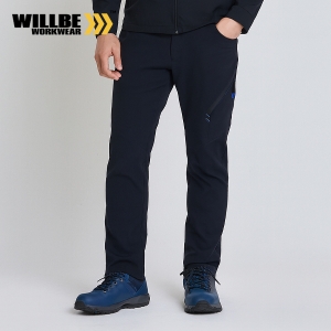 윌비(WILLBE) 블랙 스트레치 팬츠 PR-414