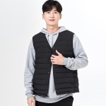 웰론 겨울 단체복 경량 패딩 조끼 9536