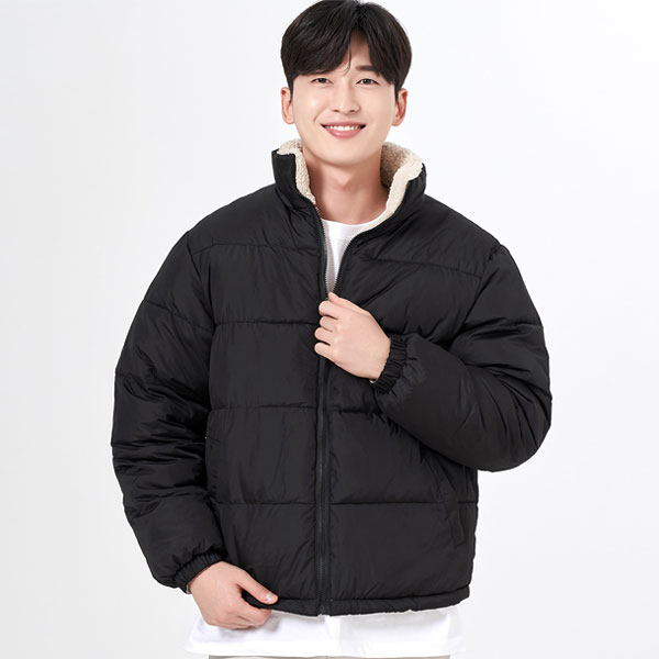 양면 플리스 양털후리스 리버시블 단체 패딩 점퍼 SUTU-WP41
