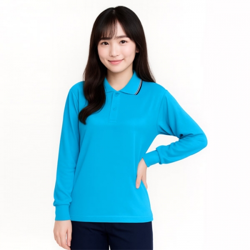 쿨에버 배색 긴팔 카라티 MJ-7221 - 7229(반팔 가능)