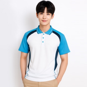 쿨에버 배색 래글런 반팔 카라티 MJ-7623