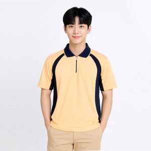 쿨에버 배색 래글런 반팔 카라티 티셔츠 MJ-7610~7613(긴팔 가능)