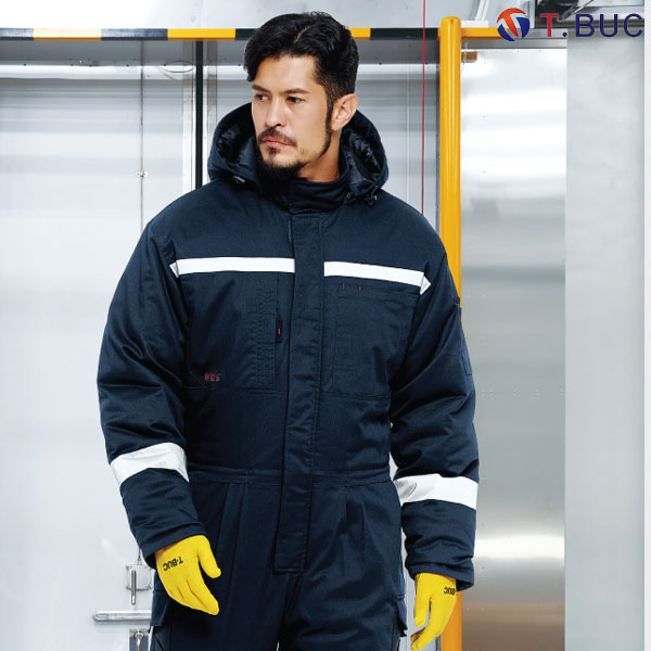 티뷰크 TC 스판 방오 일체복 일체형 작업복 스즈키 TAS-401