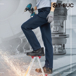 티뷰크 청지 스판 본딩바지 겨울 작업복 바지 TJS-801