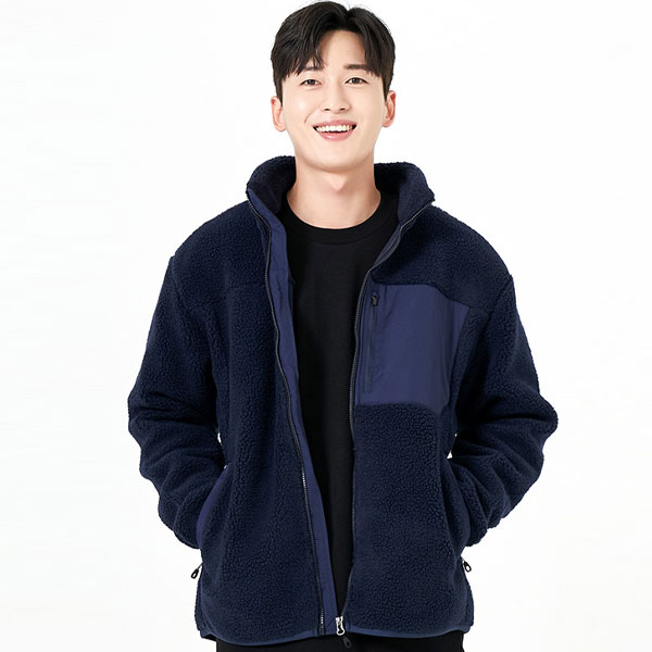 후리스 집업 단체복 주문제작 헤비 플리스 자켓 JK-480W2