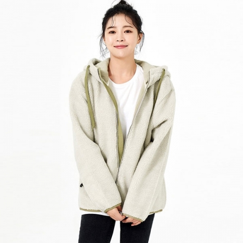 후드 플리스 단체 후리스 집업 자켓 회사 사무실 실내 단체복 JK-490W