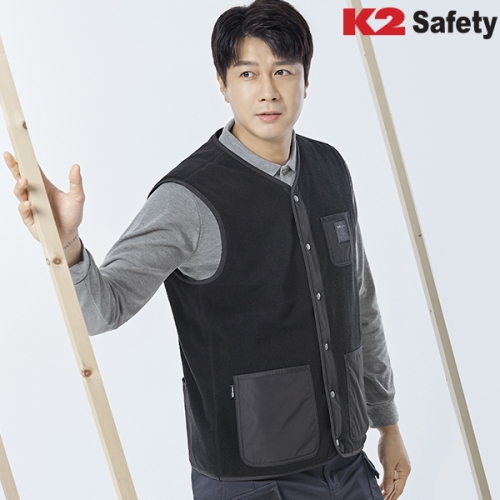 K2세이프티 조끼 리버서블 양면 패딩 후리스 겨울 베스트 21VEF101