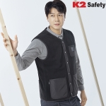 K2세이프티 조끼 리버서블 양면 패딩 후리스 겨울 베스트 21VEF101