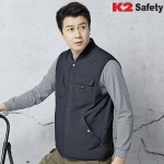 K2세이프티 조끼 작업복 멀티포켓 회사 작업조끼 21VEF103