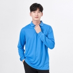 기능성 에어로쿨 체크 베이직 긴팔 티셔츠 회사 단체티 교회티 학교 단체복 맞춤 주문 제작 S-159(반팔 가능)