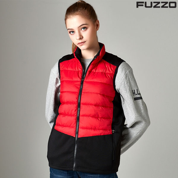 푸조 볼패딩 배색 패딩조끼 FZ-254