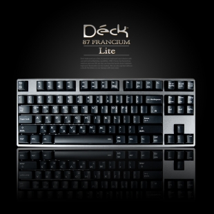 덱프랑슘 라이트 흑축 한글 기계식 키보드 (넌 LED, C타입 분리형)