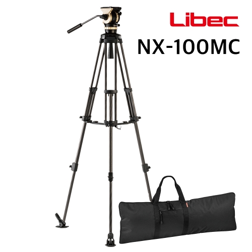 [S2B 번호 : 202308297046665] [LIBEC] NX-100MC 카본 비디오 삼각대 / 탑재중량 4kg / 방송용 초경량