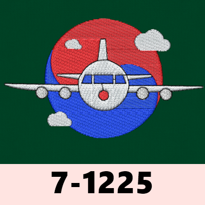 7-1225 비행기+태극기 공군