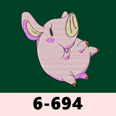 6-694 돼지23