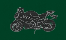 10-93 오토바이 야마하 R6