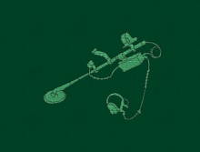 10-200 지뢰탐지기 지뢰