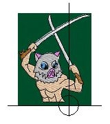 10-236 귀멸의 칼날 귀칼 캐릭터 이노스케