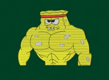 10-291 근육 스폰지밥 머슬