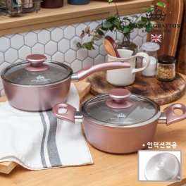 [로얄그래프톤] 로얄그래프톤 로사 IH 세라믹냄비 2종