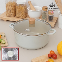 [로얄그래프톤] 로얄그래프톤 코지 IH 통주물 세라믹냄비 양수20