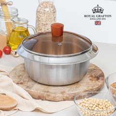 [로얄그래프톤] 로얄그래프톤 통3중 IH 스텐가마솥18