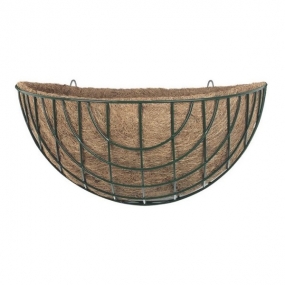 WB10014 L 반달형 내피 와이어 바스켓 36cm 반원형