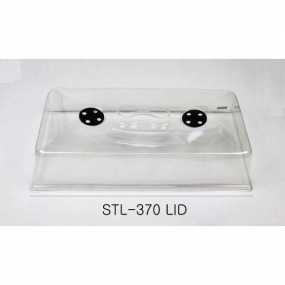 STL-370 투명 트레이 관수상자 덮개 545mm x 285mm x 135mm 10개 식물순화용 뚜껑