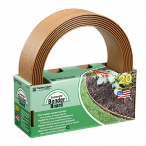 벨리뷰 BBC-20LB 밴더보드 H8.9cm x 6.1m 연갈색 화단분리대 잔디경계 테두리 - 고정메탈스틱 포함