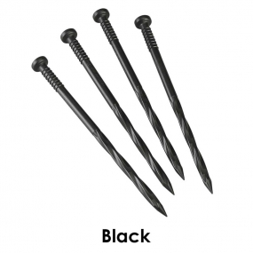 벨리뷰  PN-R8-BBK 22cm (8개/세트) 화단분리대 고정용 플라스틱 못