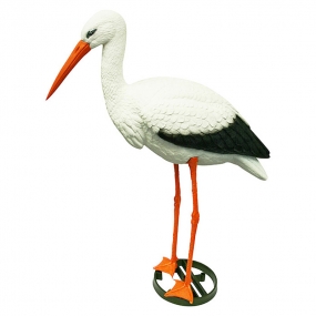 우빙 1382501 황새 갈색주둥이 정원 연못 장식 인형