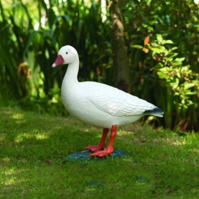 우빙 1382507 흰 거위 55cm 정원 장식 인형
