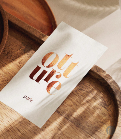 고급명함 - 오뛰르