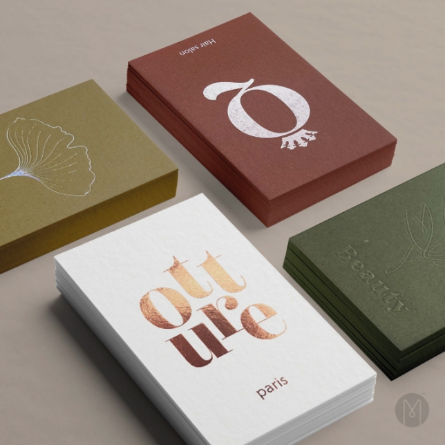 고급명함 - 오뛰르