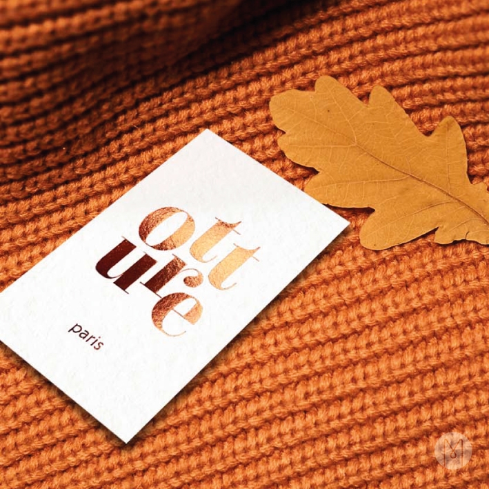 고급명함 - 오뛰르