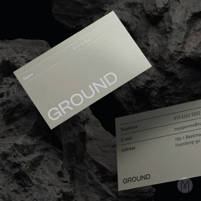 고급명함 - 그라운드