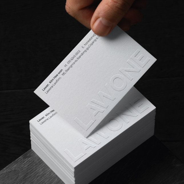 고급명함 - 로원