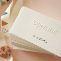 고급명함 - 밀크