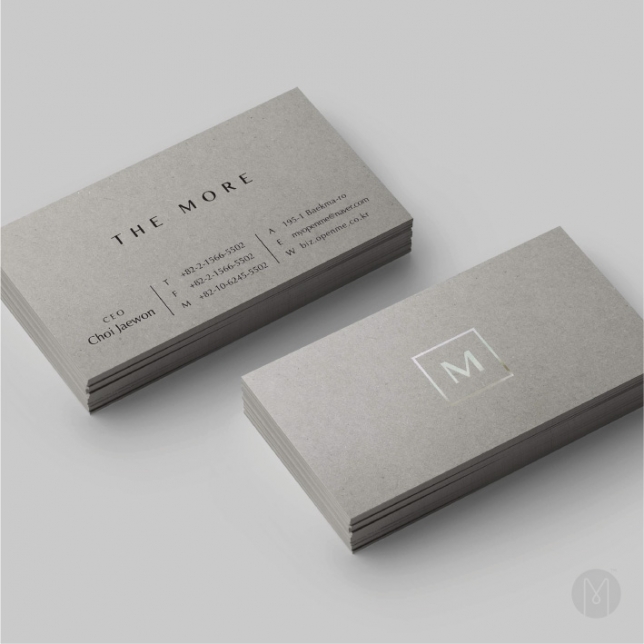 고급명함 - 모어