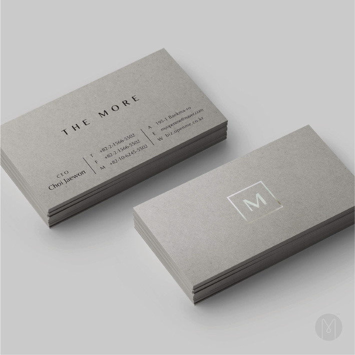 고급명함 - 모어
