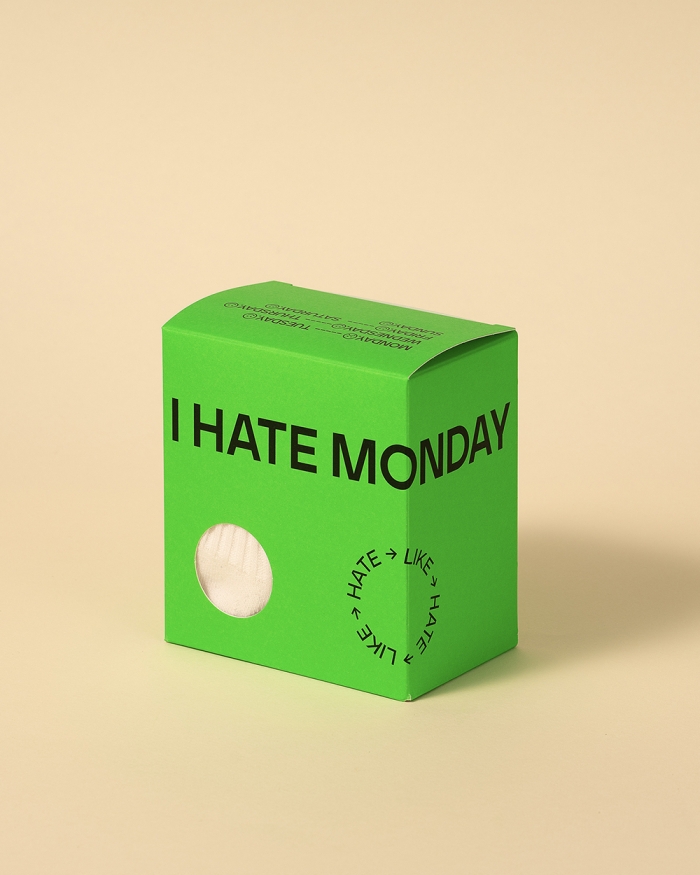 I HATE MONDAY GIFT PACKAGE (1~2켤레용)