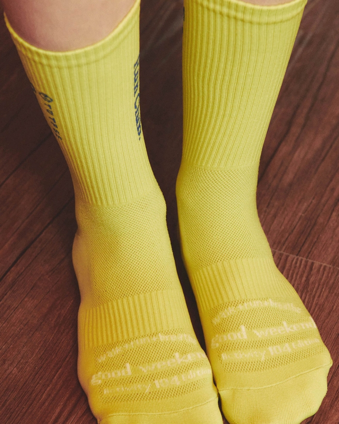 Everyday Monday Club Socks Neon