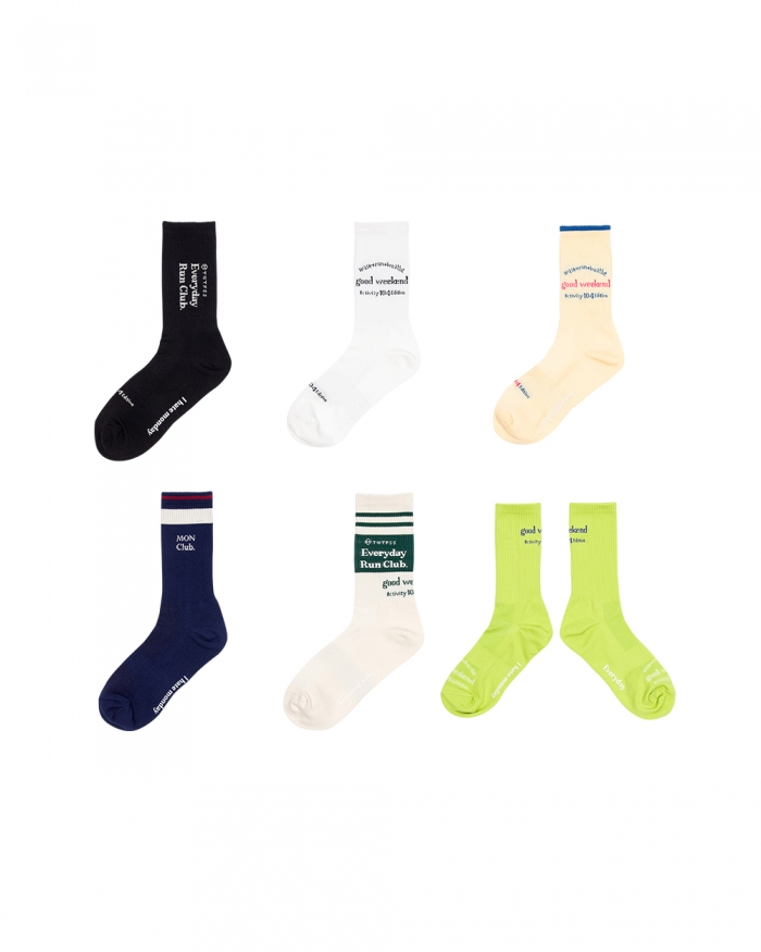 Everyday Monday Club Socks 2 Set