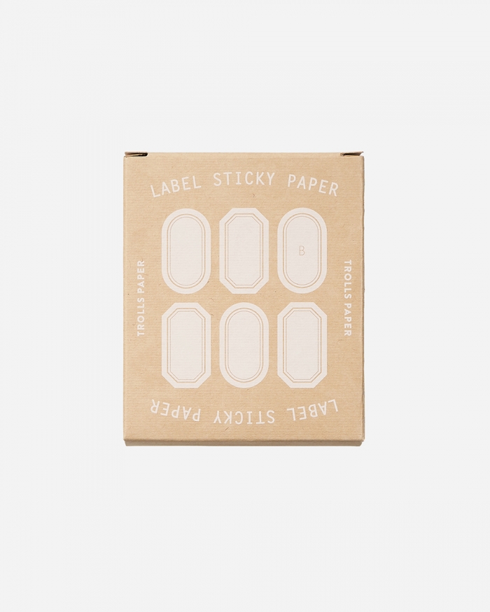 Label sticky paper - B type