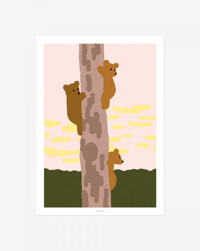 TREE & BEARS POSTER