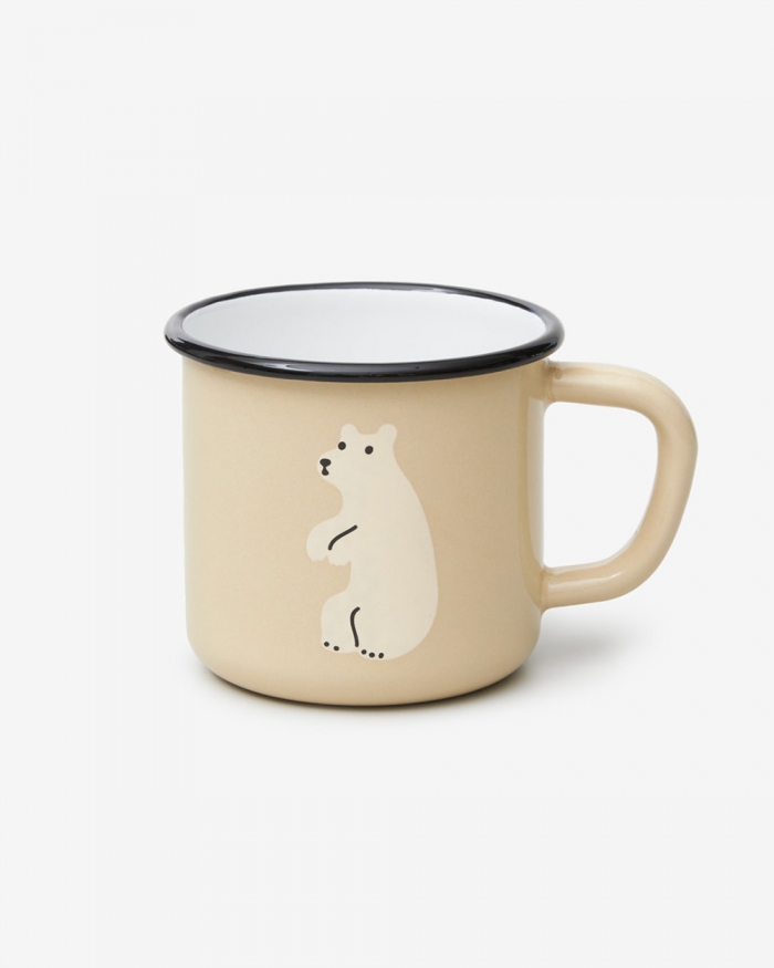 HUGGY BEAR BEIGE MUG CUP